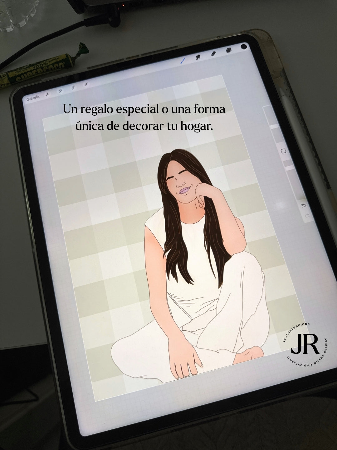 Colección “El Mundo de…” — Ilustración Enmarcada