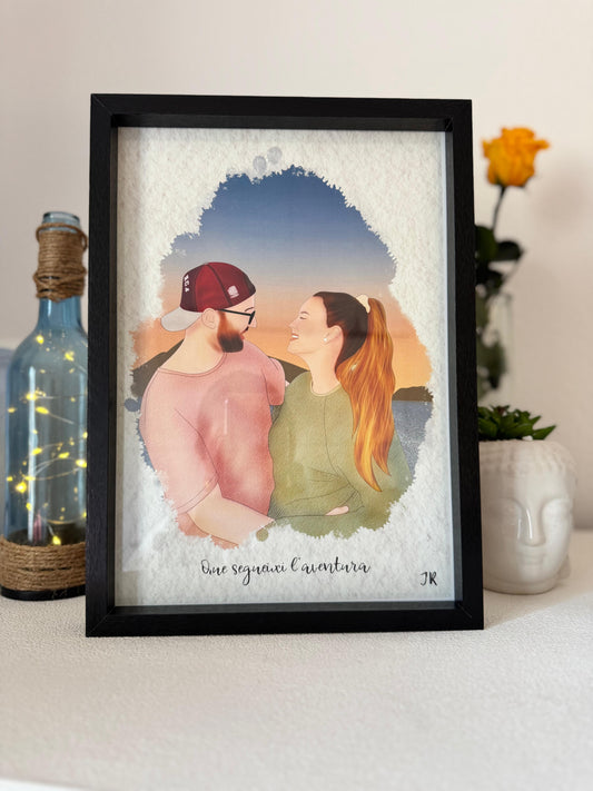 Ilustración Enmarcada