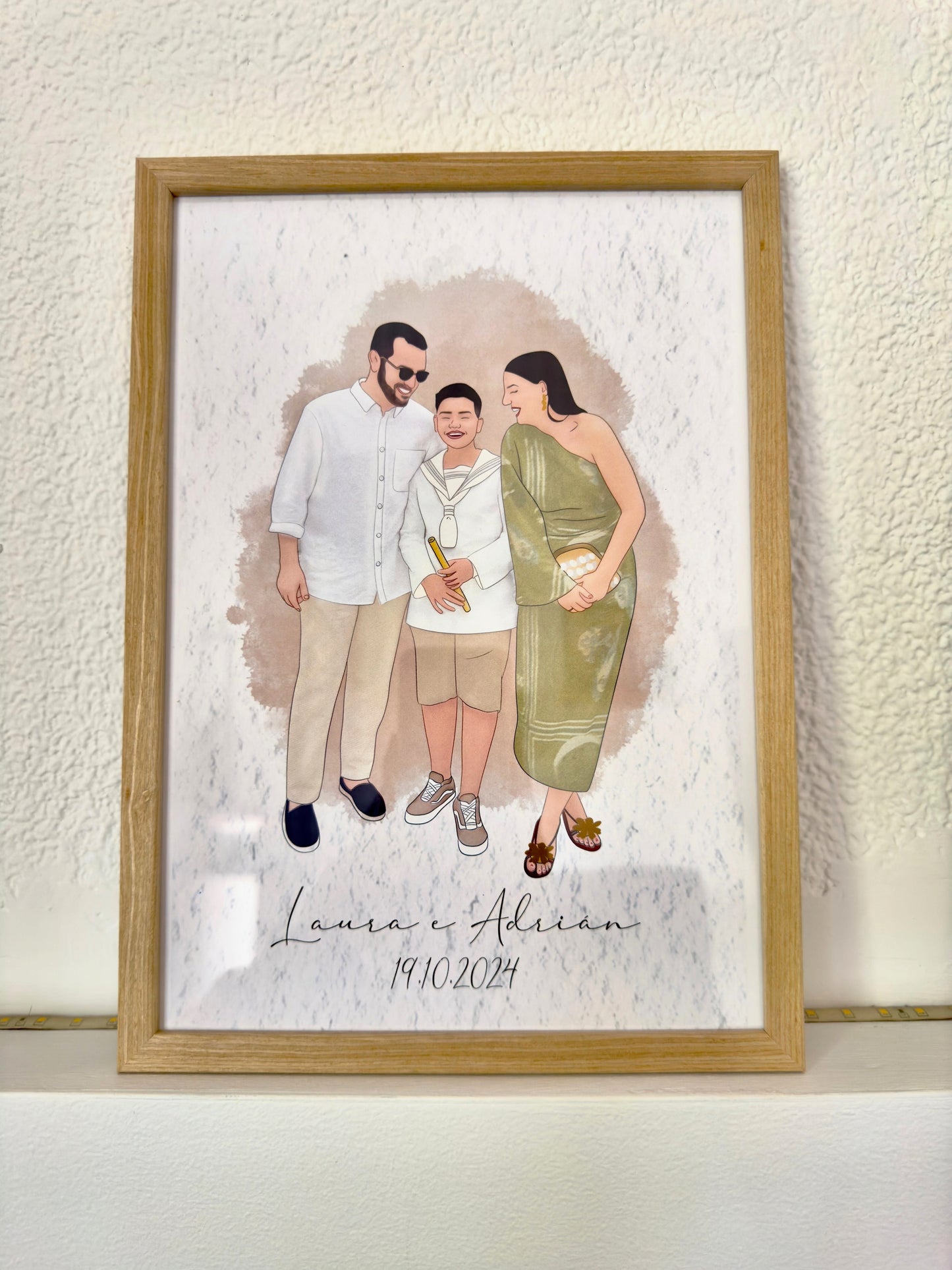 Ilustración Enmarcada