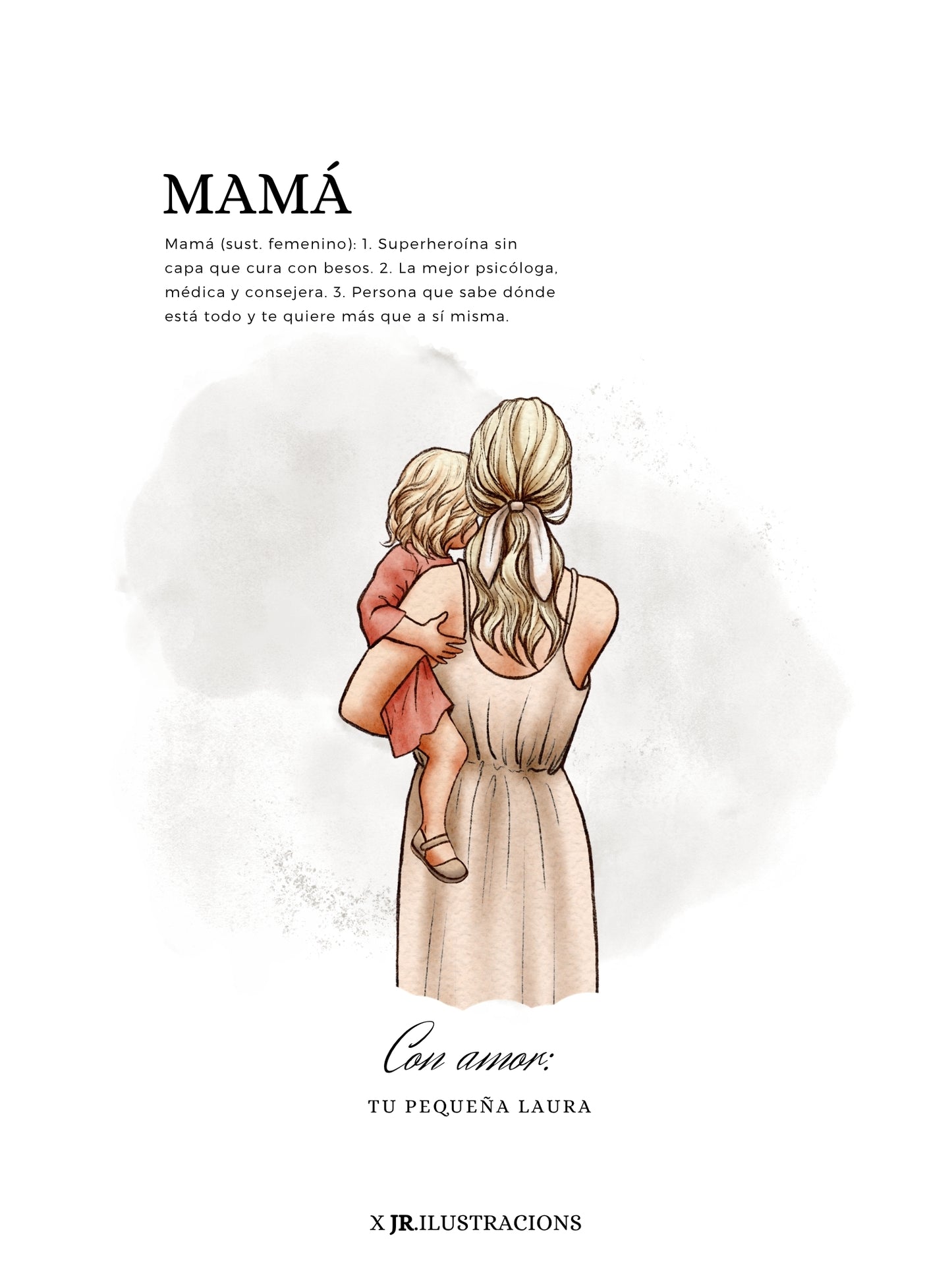 Lámina Personalizada · Esencia de Madre (Incluye Marco)