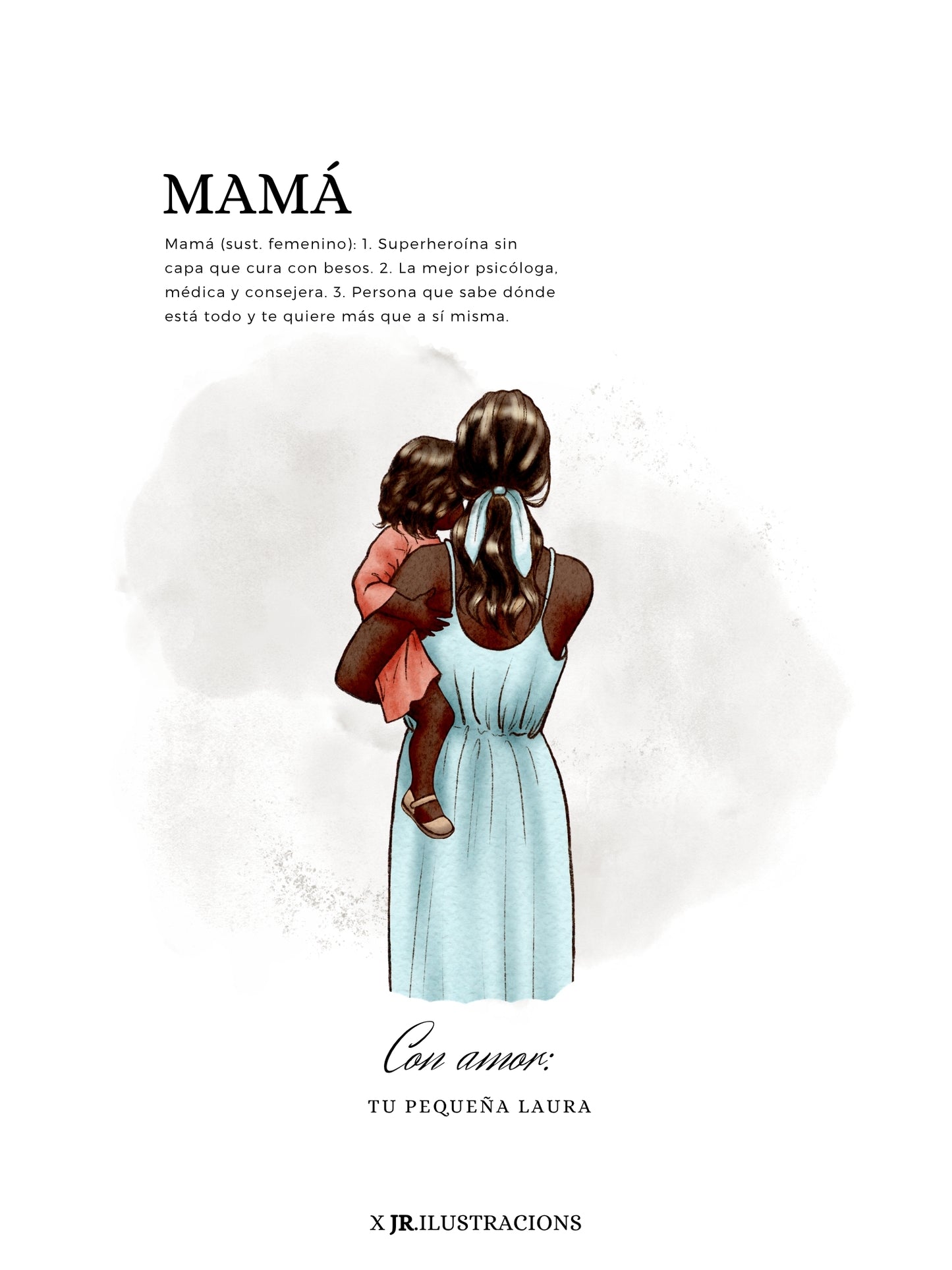 Lámina Personalizada · Esencia de Madre (Incluye Marco)