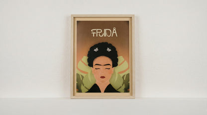 Frida – Digital and Physical Illustrated Print | Frida Kahlo-Inspired Art