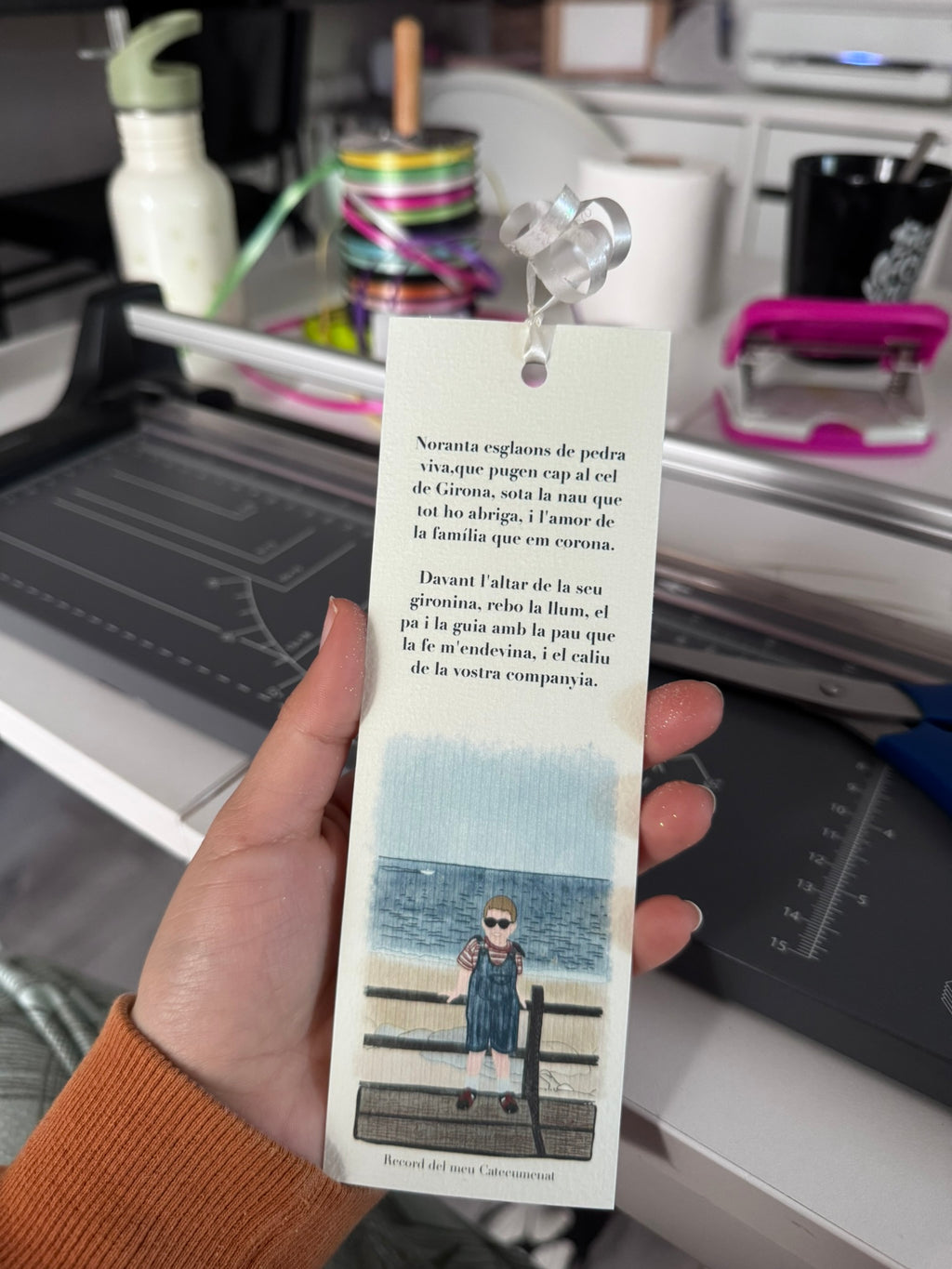 Marcapáginas Personalizado con Ilustración (Físico)