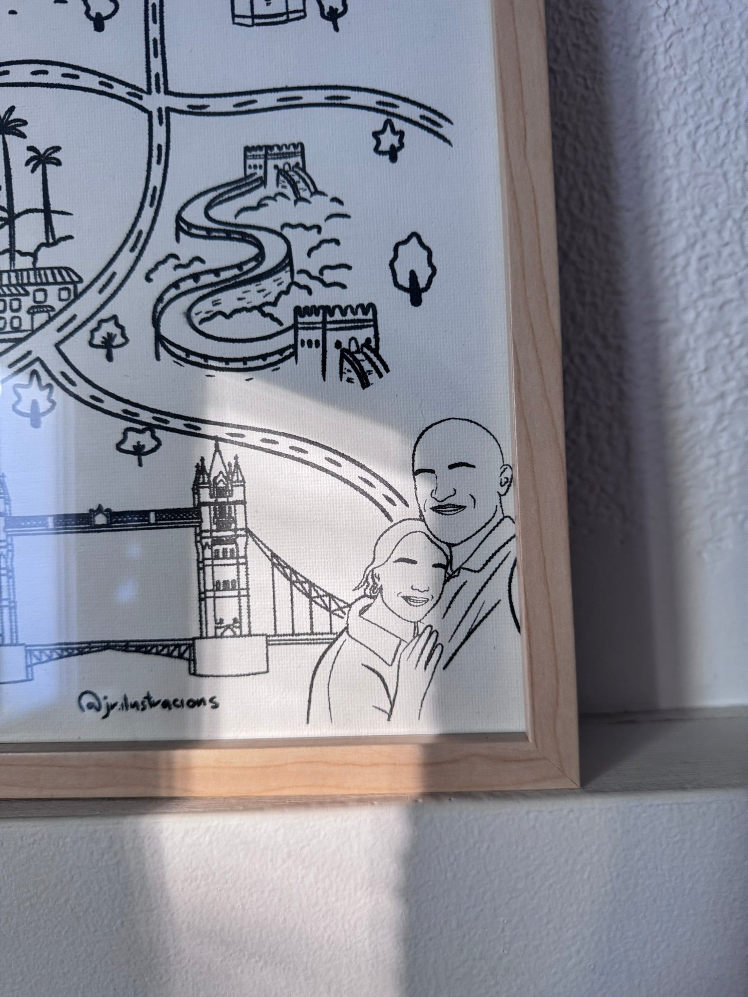 Lámina "Nuestro Mapa" · El Mapa Ilustrado de Nuestra Historia (Digital o Enmarcado)