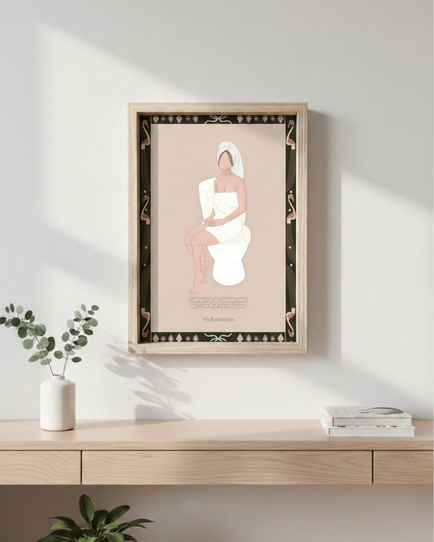 Lámina Decorativa “Fading into the background..” – Formato Digital