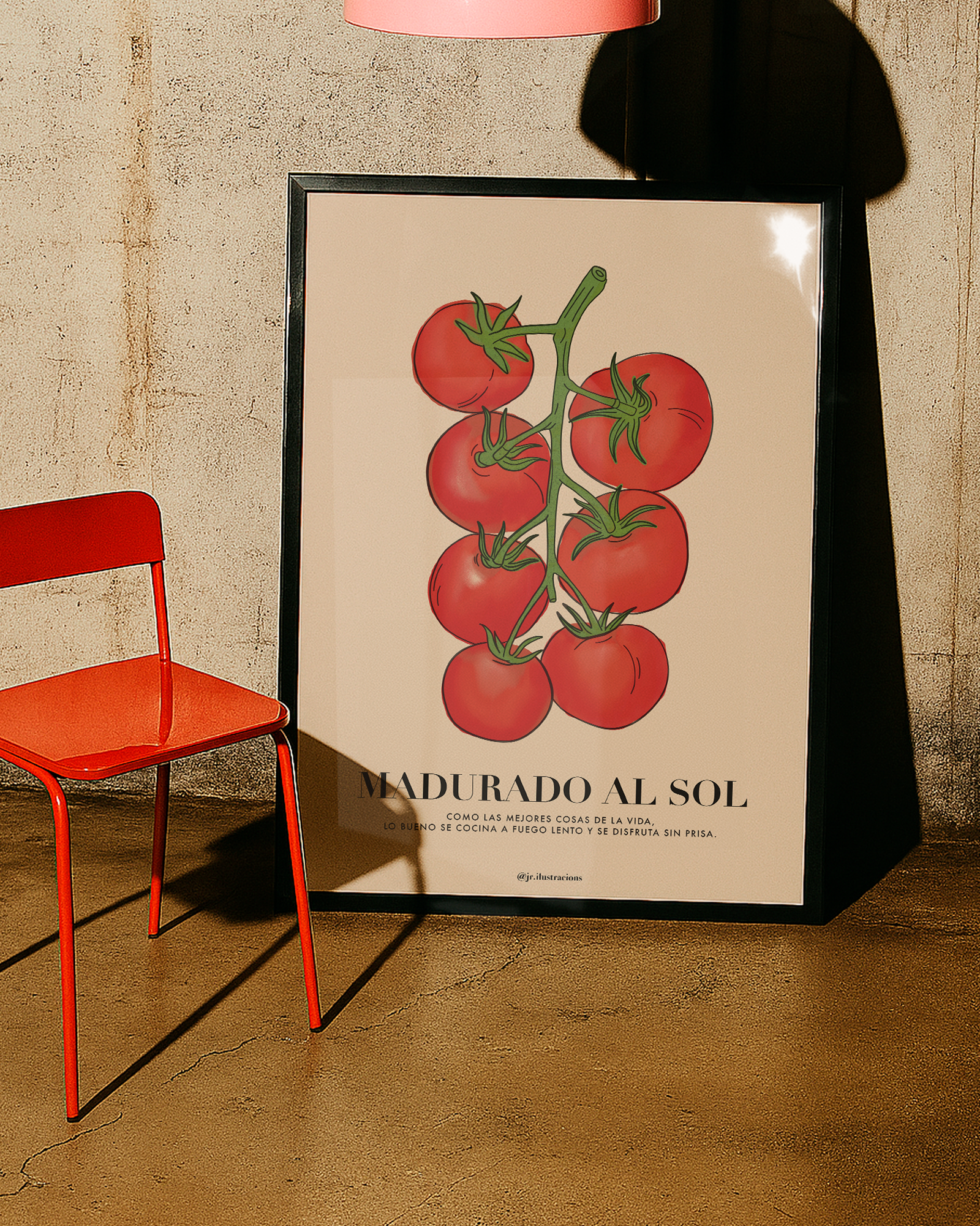 Lámina "Madurado al Sol" · Decoración Cocina (Físico o Digital)