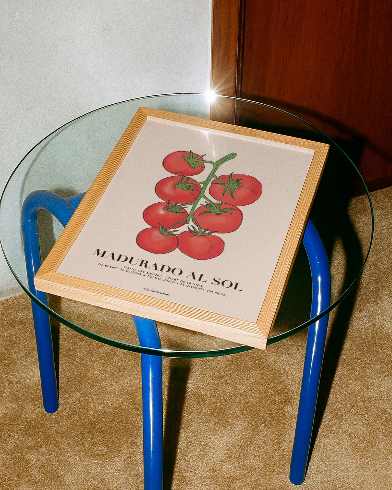 Lámina "Madurado al Sol" · Decoración Cocina (Físico o Digital)