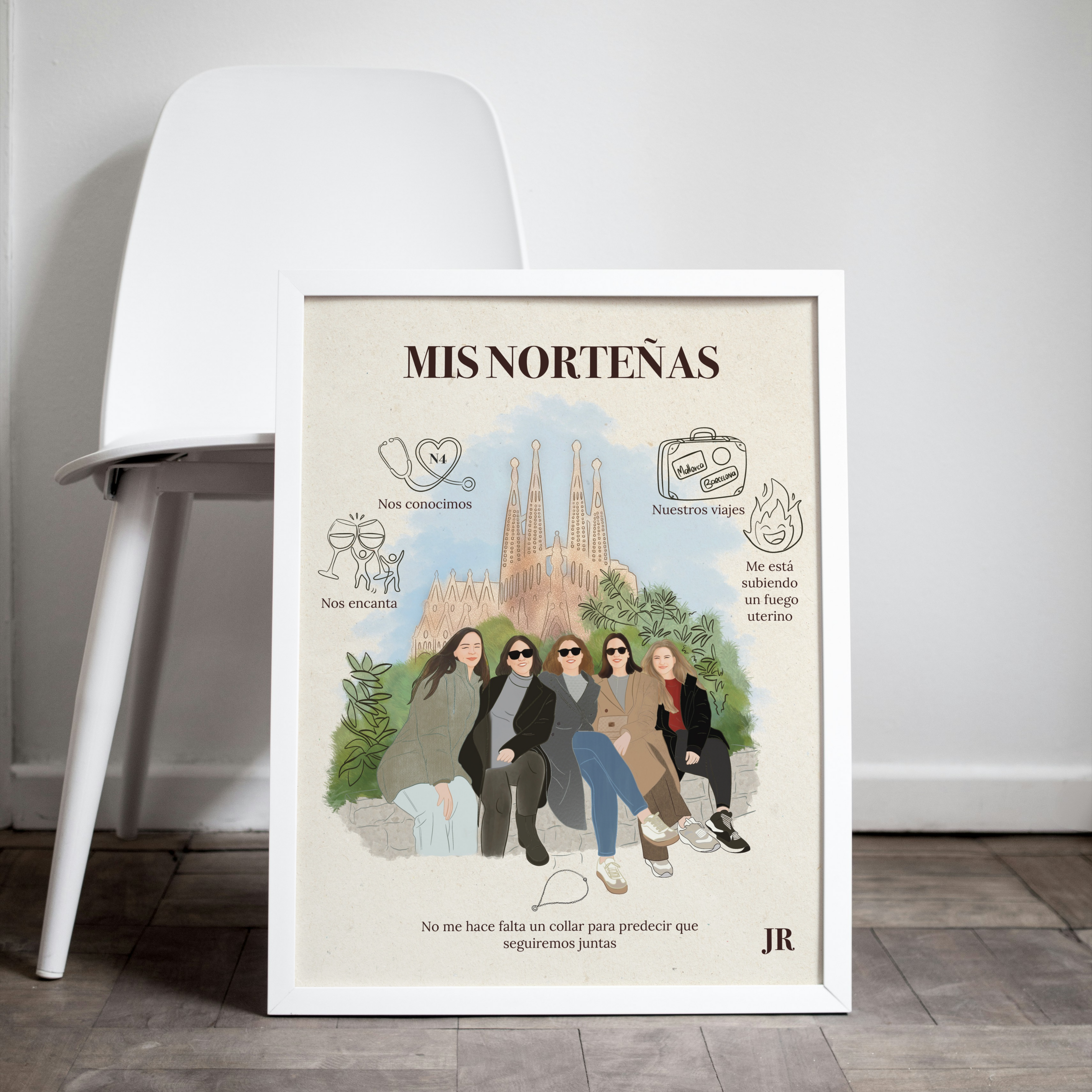 Historia de Amor o Amistad · Ilustración Personalizada (Digital o Físico)