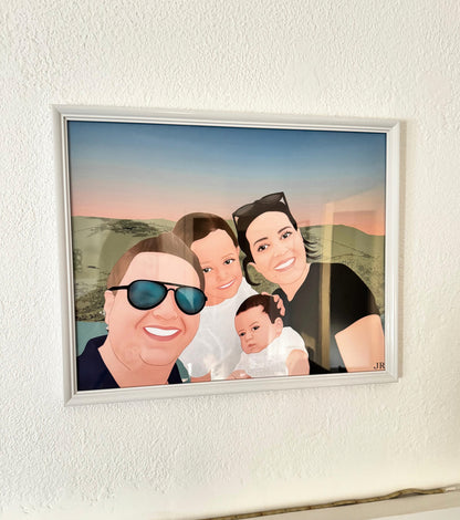 Ilustración Enmarcada
