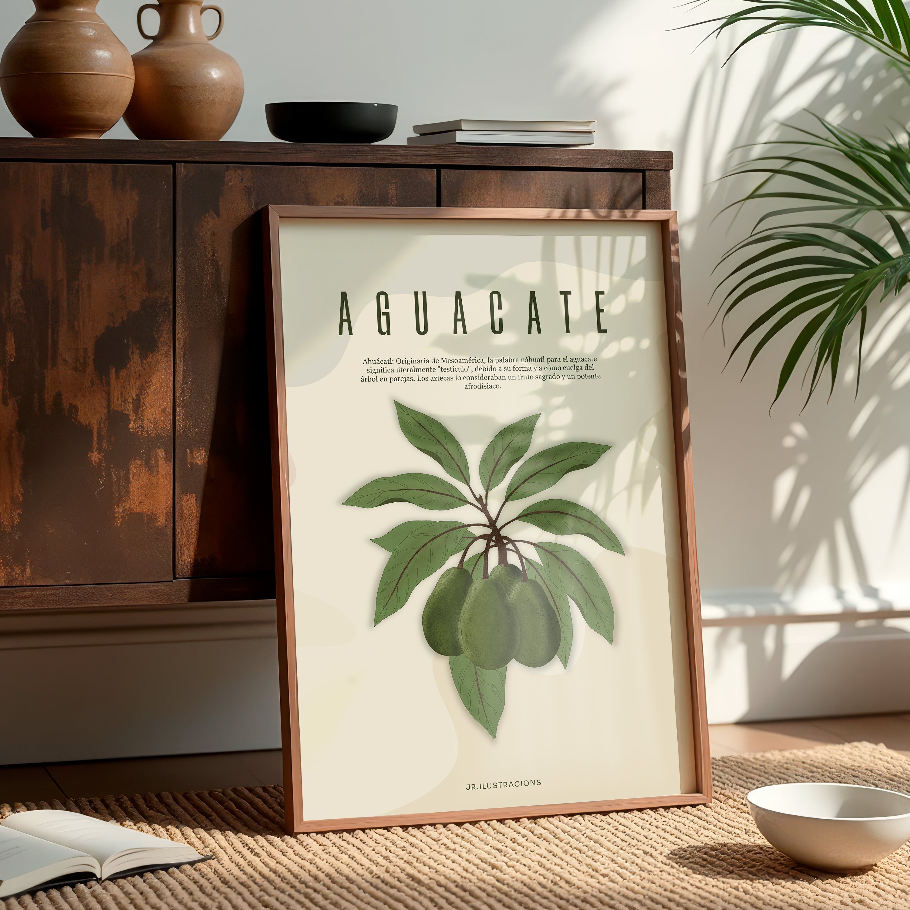 Lámina "Aguacate" - Decoración Cocina (Físico o Digital)
