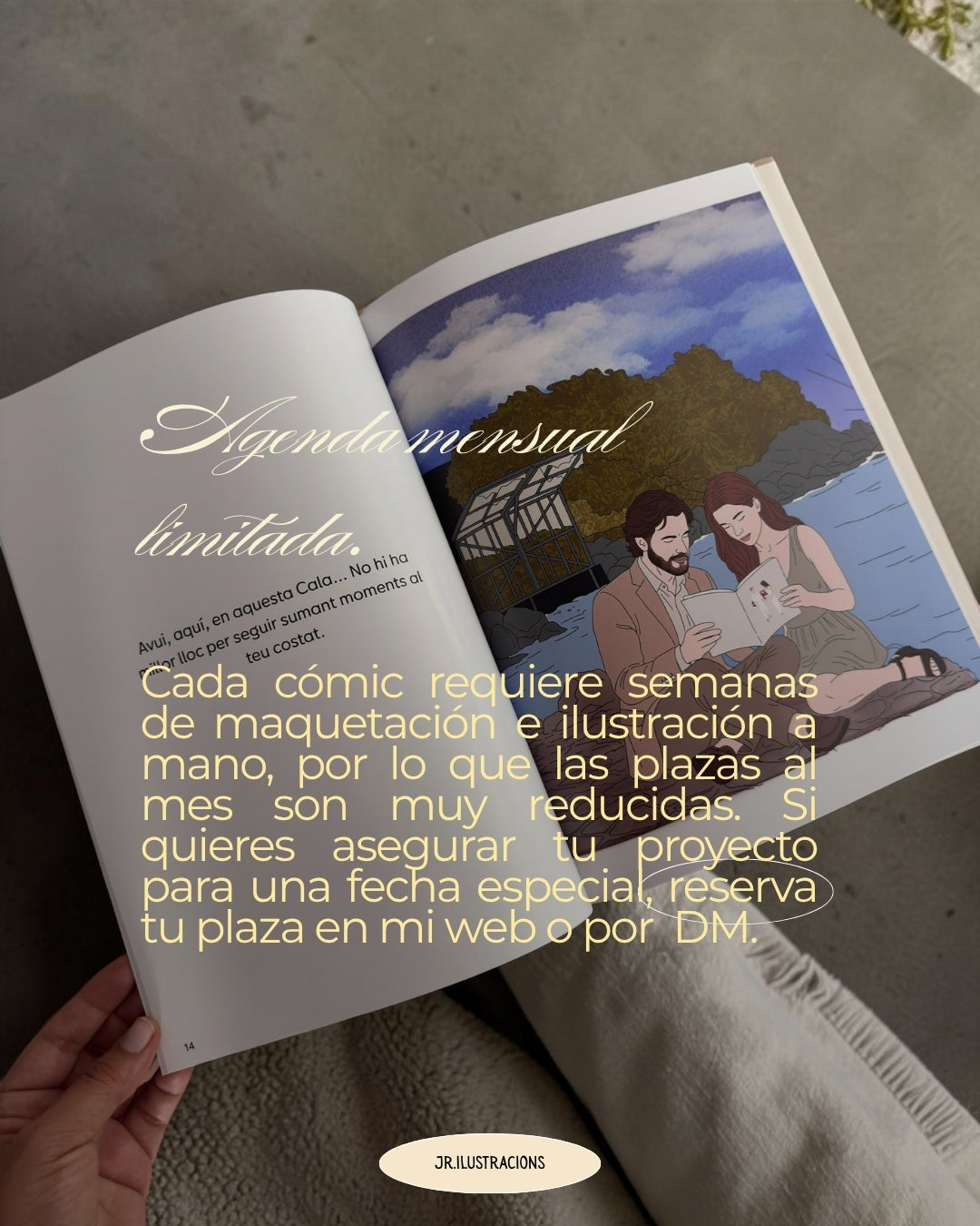Packaging exclusivo de JR Ilustracions para el cuento ilustrado personalizado, listo para regalo y protegido para el envío.