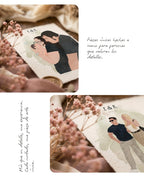 Detalle de boda original y personalizado hecho a mano a partir de foto por JR.Ilustracions.