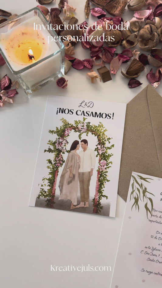 Invitaciones de Boda Personalizadas