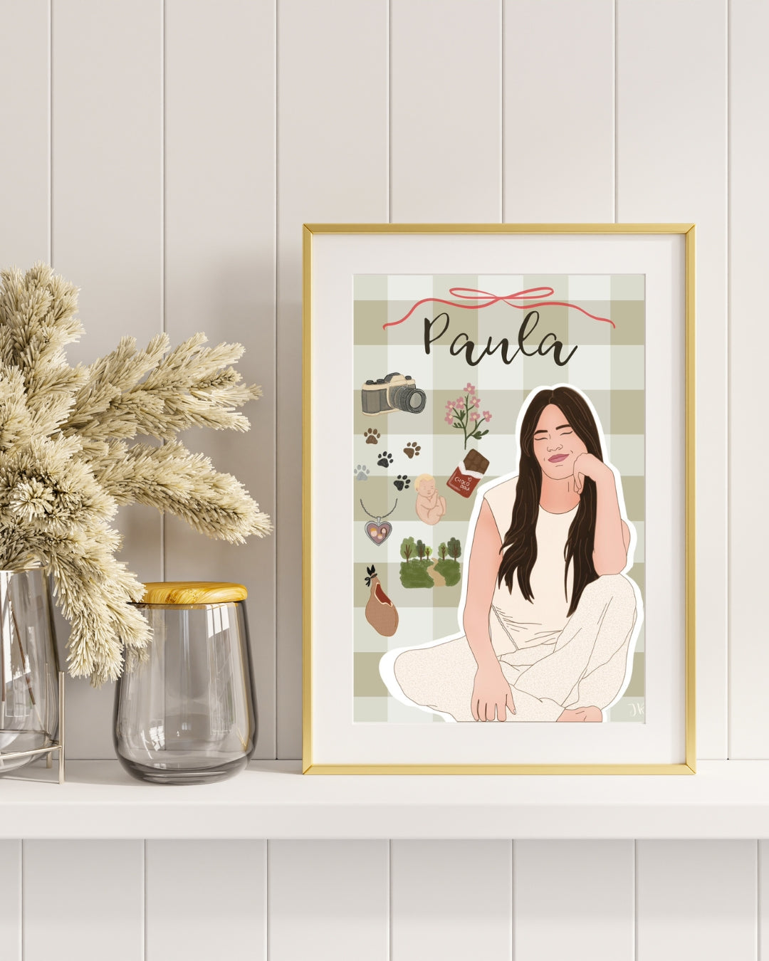 Regalos originales para amigas personalizados con ilustraciones de sus cosas favoritas de JR.Ilustracions.